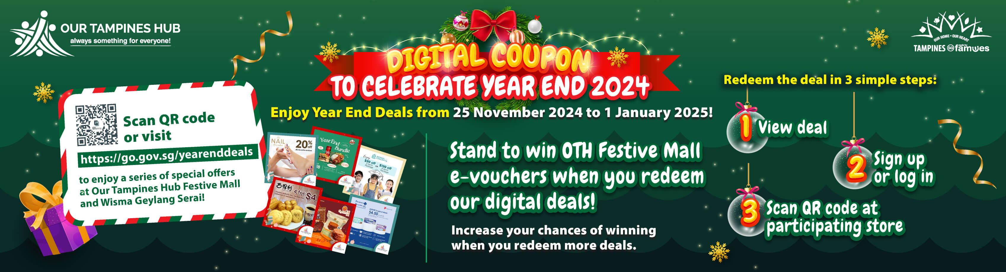 OTH Reminder to use Festive Mall E-Vouchers